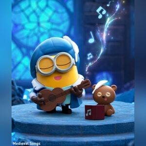 Minions Bedtime Stories Series Figures  "Medieval Songs"
